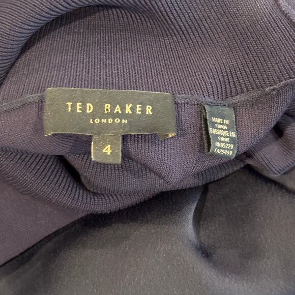 Ted Baker Cindey Layered-Look Shift Dress Size 4 - Picture 8 of 11